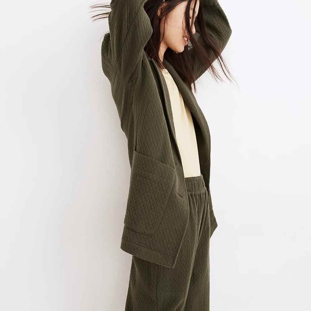 Madewell Diamond Jacquard Blazer & Pants
